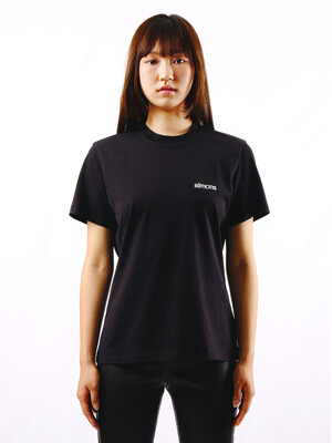MICHELLE BLACK EMBROIDERED T-SHIRT