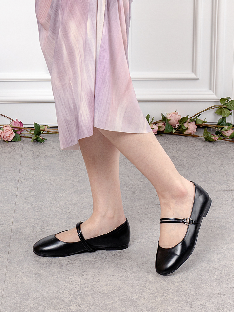 플랫슈즈 - 스퍼 (SPUR) - Irides strap maryjane Flat SS7031_3colors