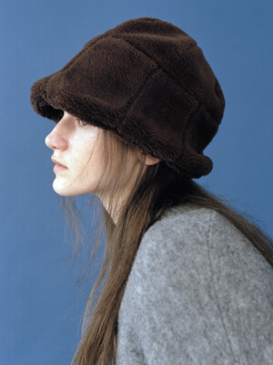 MUSHROOM HAT_BROWN