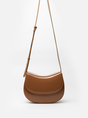 Mini peanut bag Patent caramel