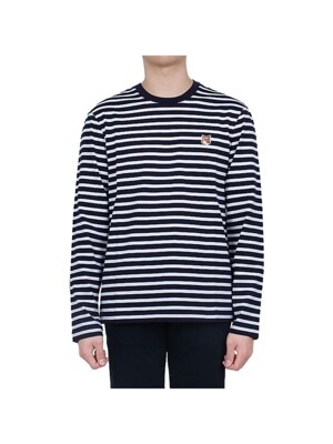 [메종키츠네] 폭스헤드 마린 긴팔티 (LM00105KJ0044 S480)