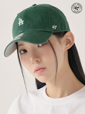 47브랜드  LA스몰로고 다크그린 MLB모자