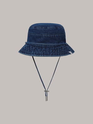 Demin Bucket Hat - Blue