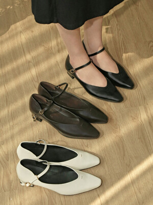 169J Ruve Maryjane Flat Shoes Pumps 3cm