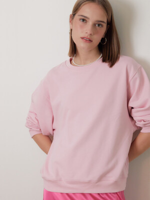 PLAIN SWEATSHIRT (PINK)