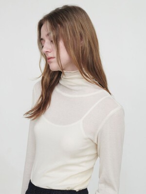 Back Slit Turtleneck T-Shirt SW4AE827_3color