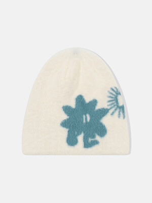Cali Shaggy Beanie Ivory