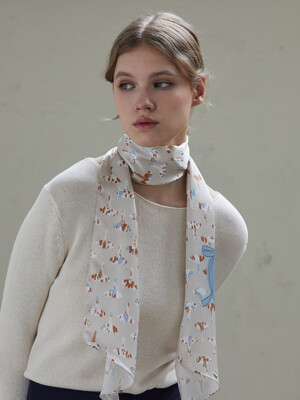 Cocoma Long Petit Silk Scarf [PML-1416]