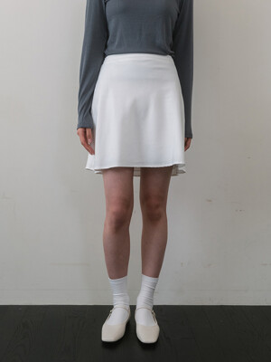 Slop Flare Skirt - Ivory