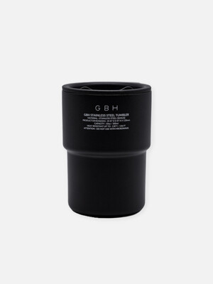 GBH HOME STAINLESS STEEL TUMBLER BLACK