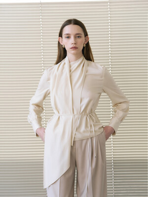 WRAP N TIE BLOUSE (2 COLORS)