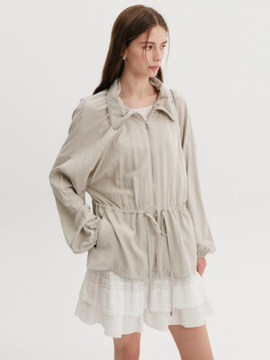 리나 셔링 윈드브레이커 점퍼 / LINA SHIRRING WINDBREAKER JUMPER_3colors