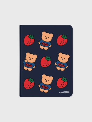 Strawberry bear-navy(아이패드-커버)