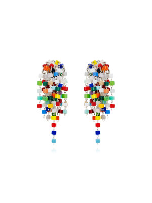 Stardust Multicolor Fringe Earrings