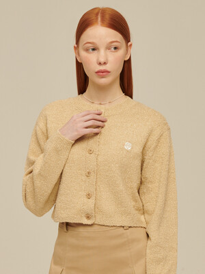 Loop Knit Cardigan [BEIGE]