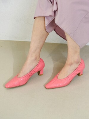 soft wrinkle pumps _pink