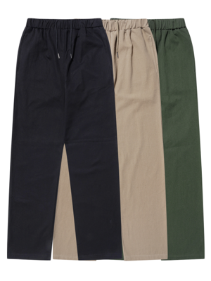 [패키지] BANDING COTTON WIDE PANTS