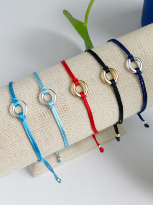 glossy strap bracelet (5colors)