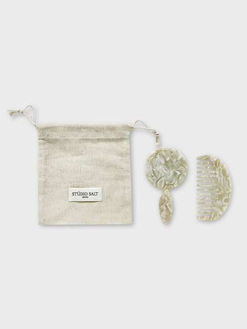기타소품 - 스튜디오 솔트 (Studio Salt) - CLASSIC COMB & HAND MIRROR SET