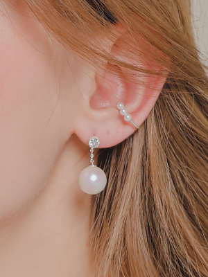 Aurora Pearl Cubic drop Earrings M03822