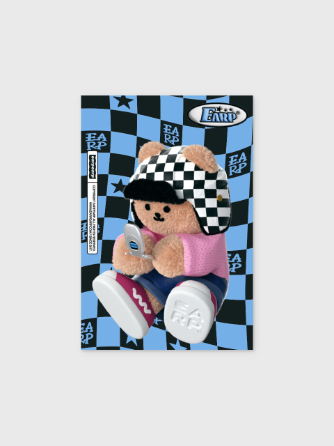 문구 - 어프어프 (EARP EARP) - CHECKER BOARD Y2K COVY-BLUE(엽서)
