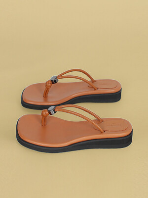 Zunnie strap stopper flipflops_brown