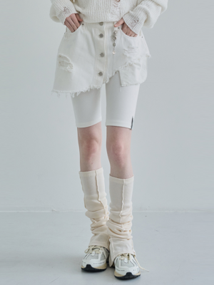 Rare ultra-mini skirt / White