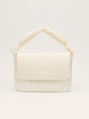 Cross Padding Bag (Cream)