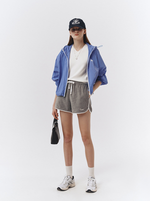 TERRY SET-UP SHORTS MELANGE GREY_UDPA3B228G2