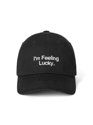 ‘I’m Feeling Lucky’ COTTON CAP_BLACK