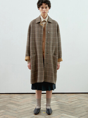 Vintage Check Reversible Coat