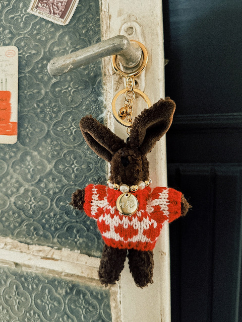 앤딜로즈 Rosebunny Keyring_6Color