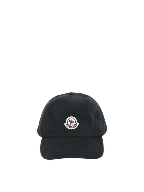 모자 - 몽클레어 (MONCLER) - 23FW 3B00010 80448778 네이비 로고패치 코튼 모자 LNL