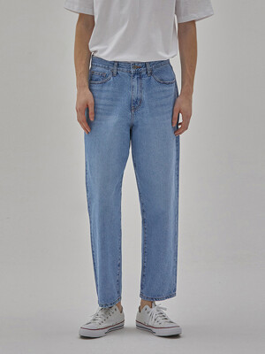 DENIM COMFORT ANKLE CROPPED PANTS INDIGO