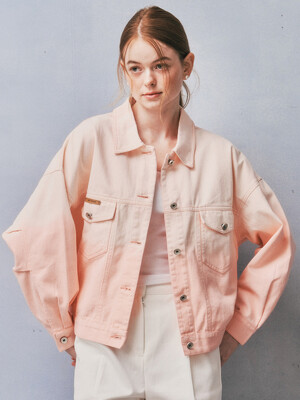 WD_Buckle pink pocket jacket
