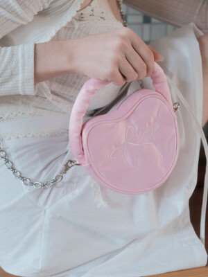 Heart mini bag_pink