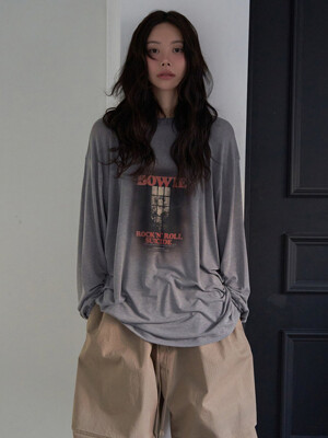 [단독]25SS rock bowie digital printing t-shirt