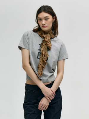 FRILL SQUARE SCARF_beige
