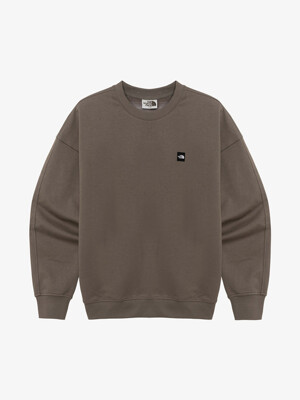 NM5MR01L 화이트라벨 에센셜 스웻셔츠_BEIGE BROWN