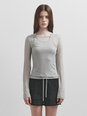 Layered Two-way Top Set VW5SE511_2color