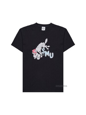 [와일드 동키] SS25 남성 에스엠유 티셔츠 T SMU BLACK