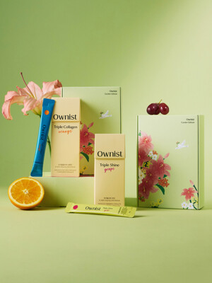 [Ownist Garden Edition] 스킨시너지 세트 (트리플콜라겐 1개입 + 트리플샤인 1개입)