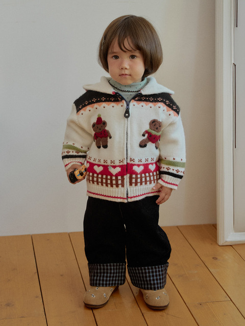 메론스위치 스트로베리 곰 후드집업