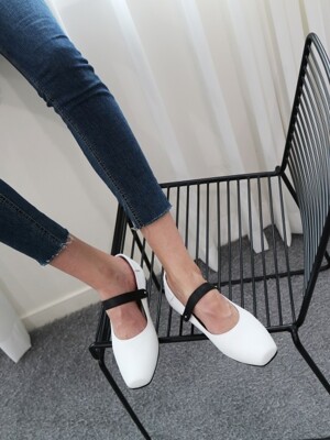 T006 jane loafer white (2cm)