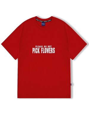 PICK FLOWER T-SHIRT (RED)
