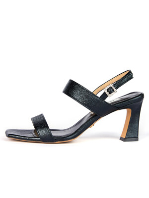 Double Strap Sandal_Metal Black