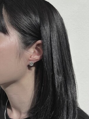 Square Texture Earring