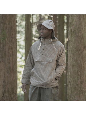 [DUBLIN]TREE AND PULLOVER_CHECK BEIGE