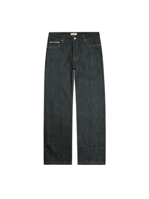 077 Raw Selvedge denim Jeans (Indigo Blue)