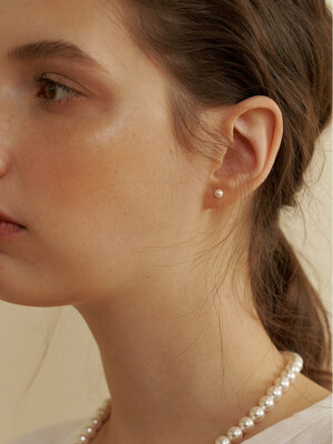 FW MIMI 14-Karat Gold Pearl Earrings 4.0mm